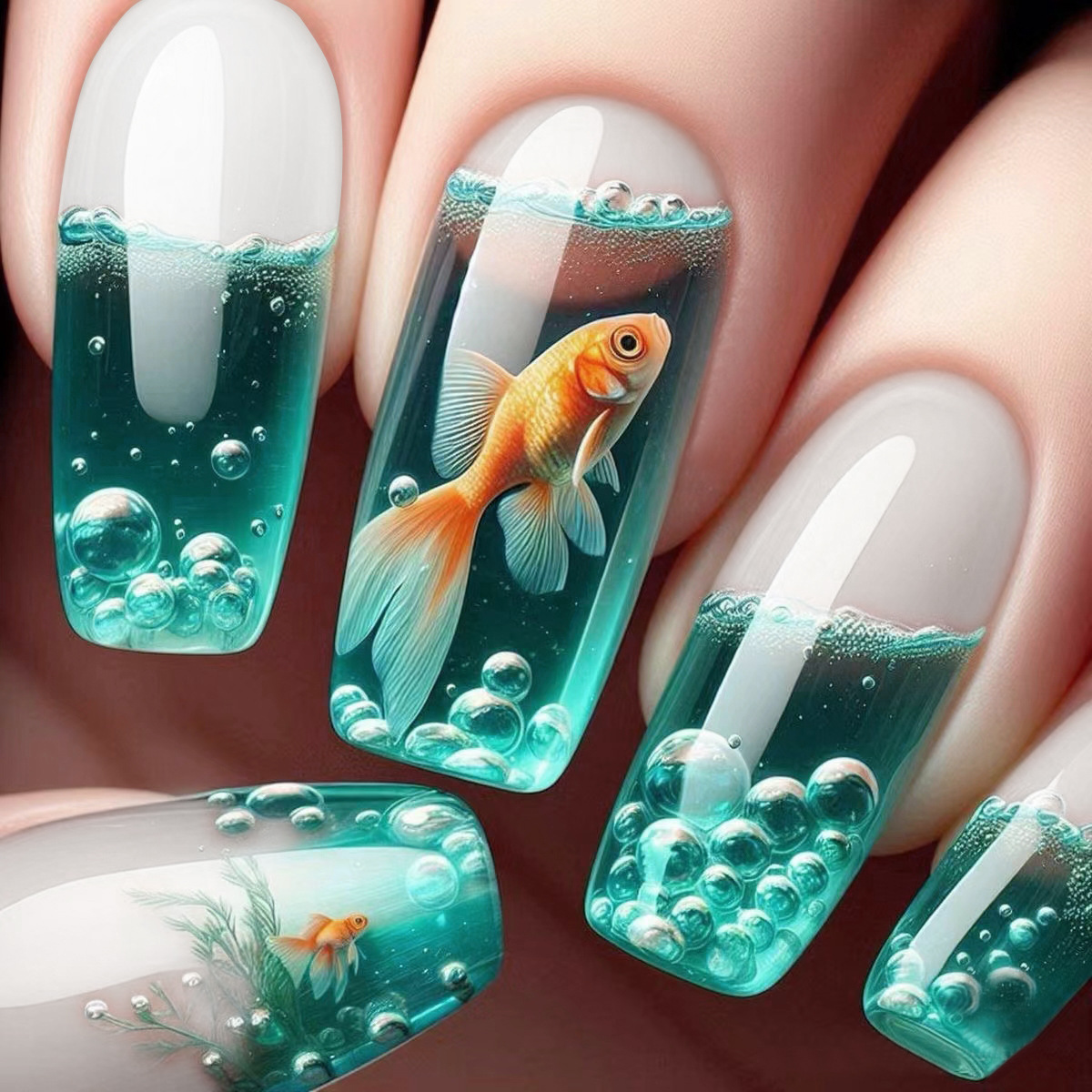 Nail Art French Nails - Французский пресс для ногтей, акриловый пресс