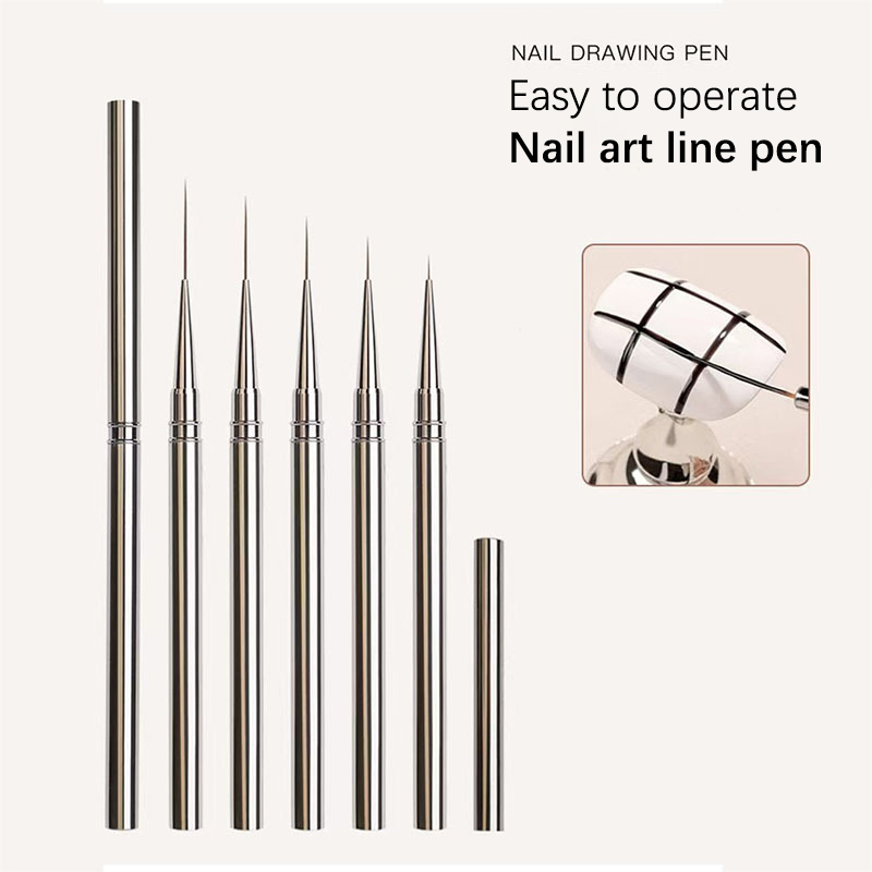Nail Fan Brush - 1 шт., кисти для дизайна ногтей,