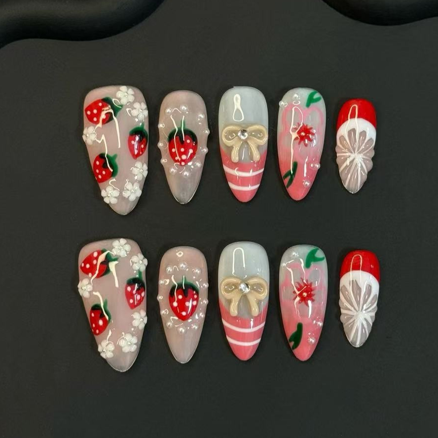 Nail Art Love - Набор из 10 шт. летних накладных