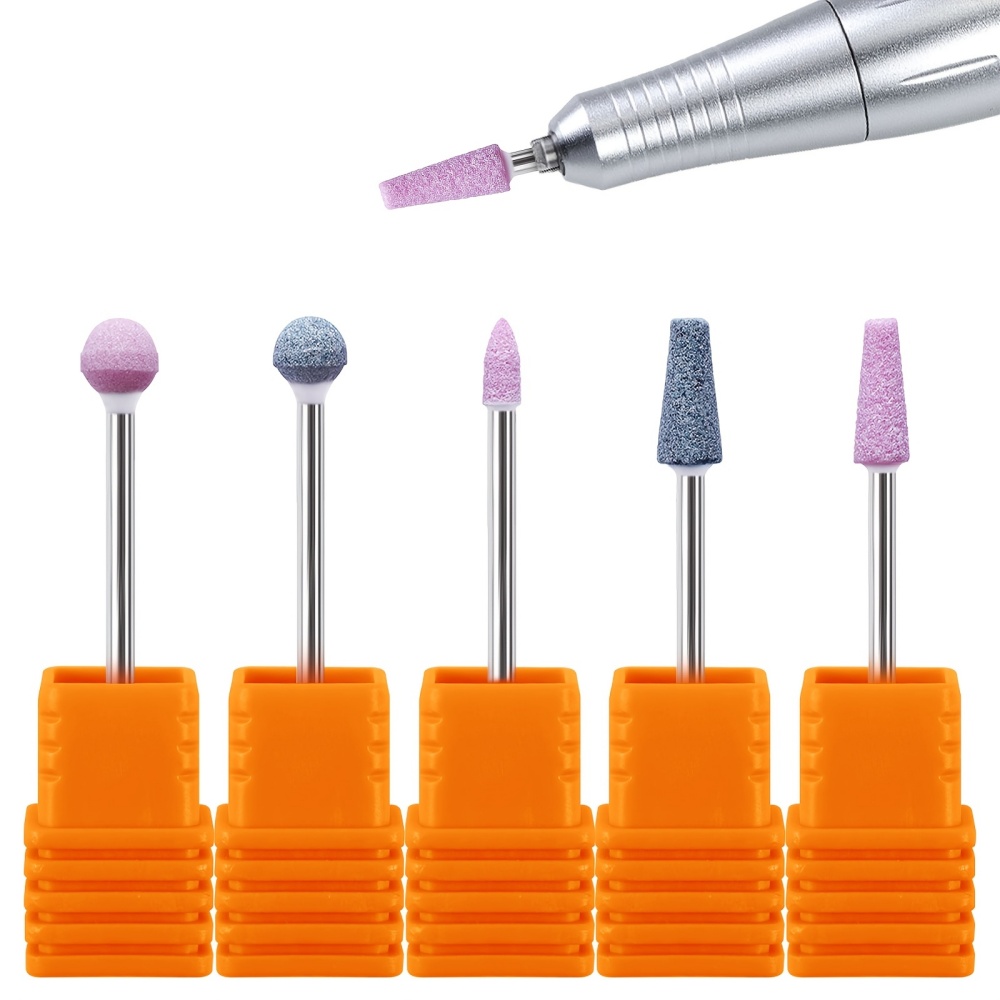 Nail Fan Brush - Насадка для полировки ногтей из кварца,