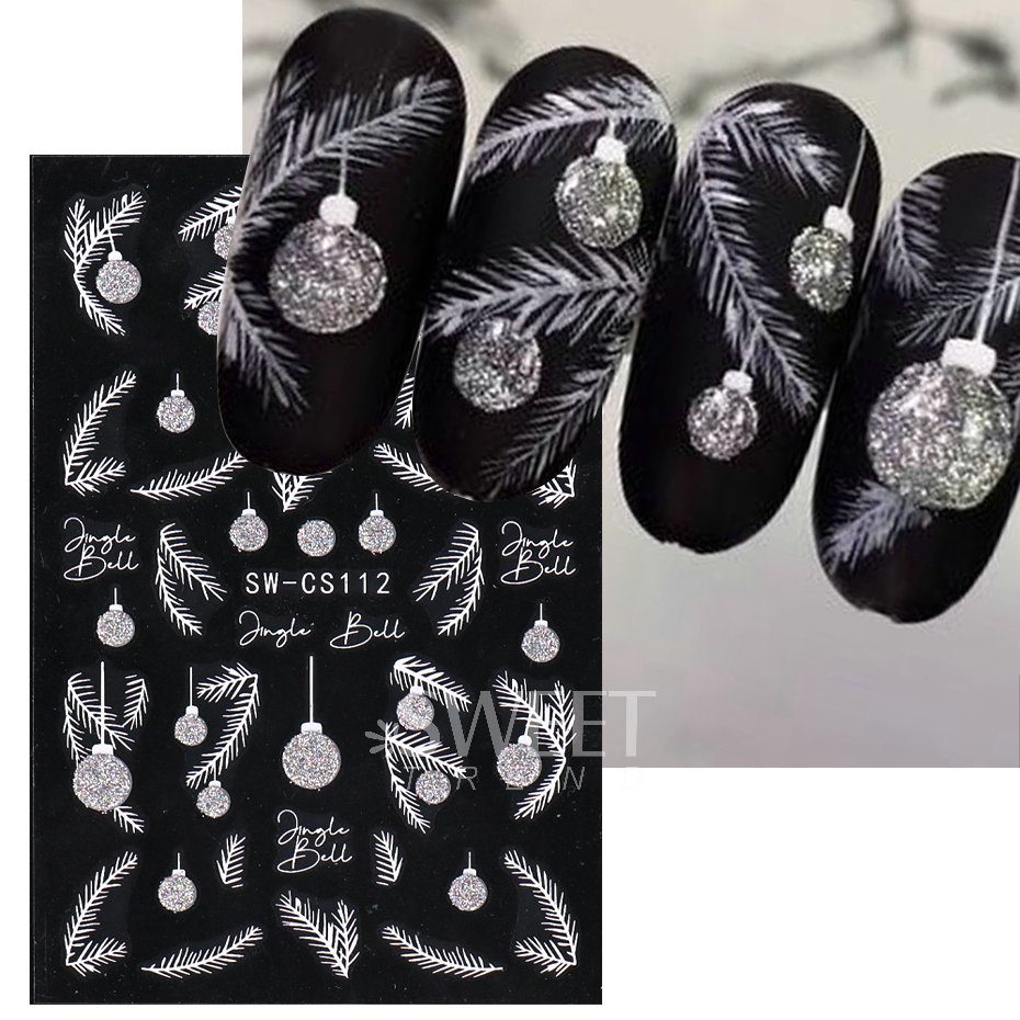 НОВАЯ Рождественская серия нак – обзор и цена Nail Art Xmas Tree