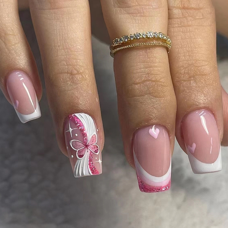 24 шт. накладных ногтей Love R – обзор и цена Nail Art Love