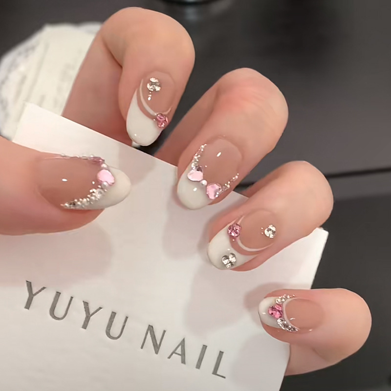 10 шт., белое французское розо – обзор и цена Nail Art French Nails
