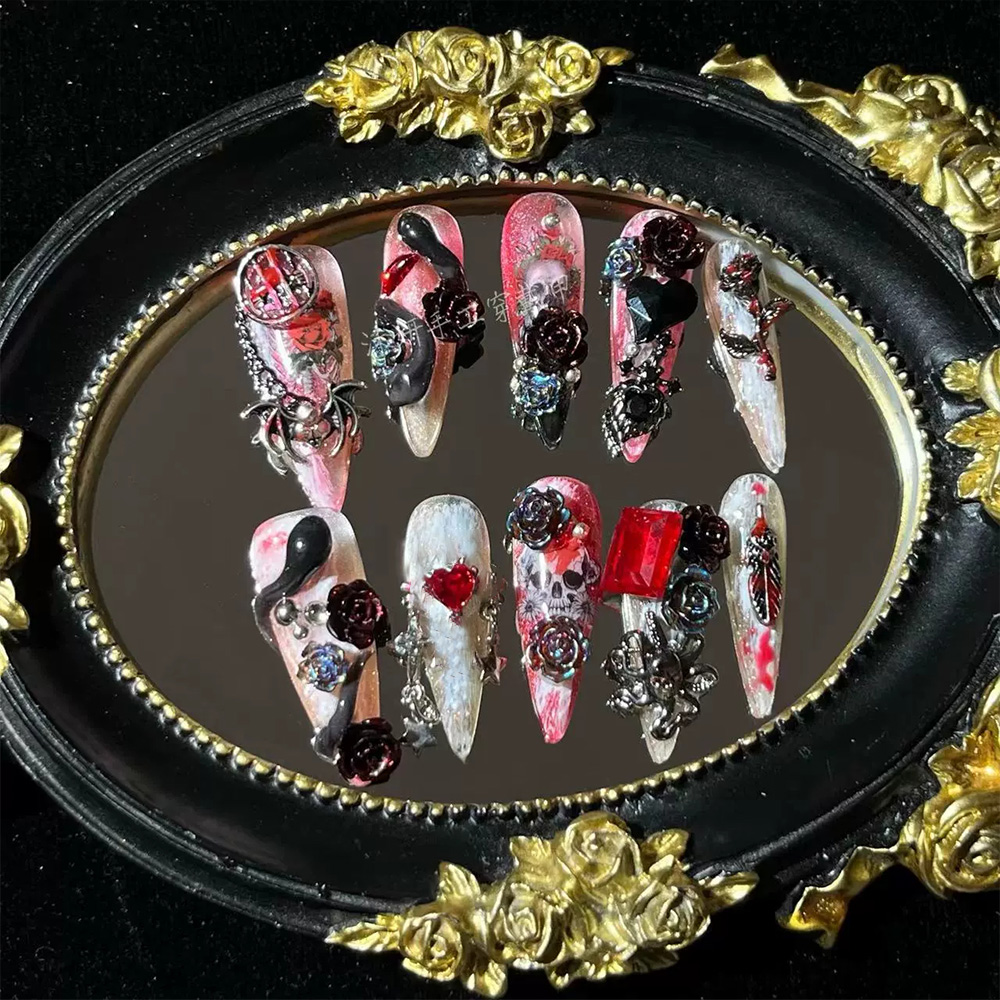 Крутые темные панк-наклейки дл – обзор и цена Nail Art Love