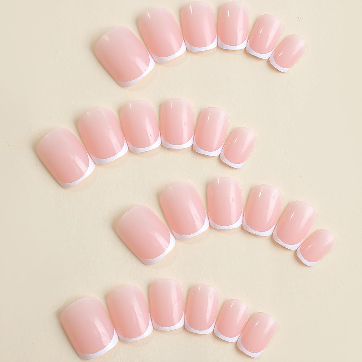 24 шт. короткие квадратные бел – обзор и цена Nail Art France
