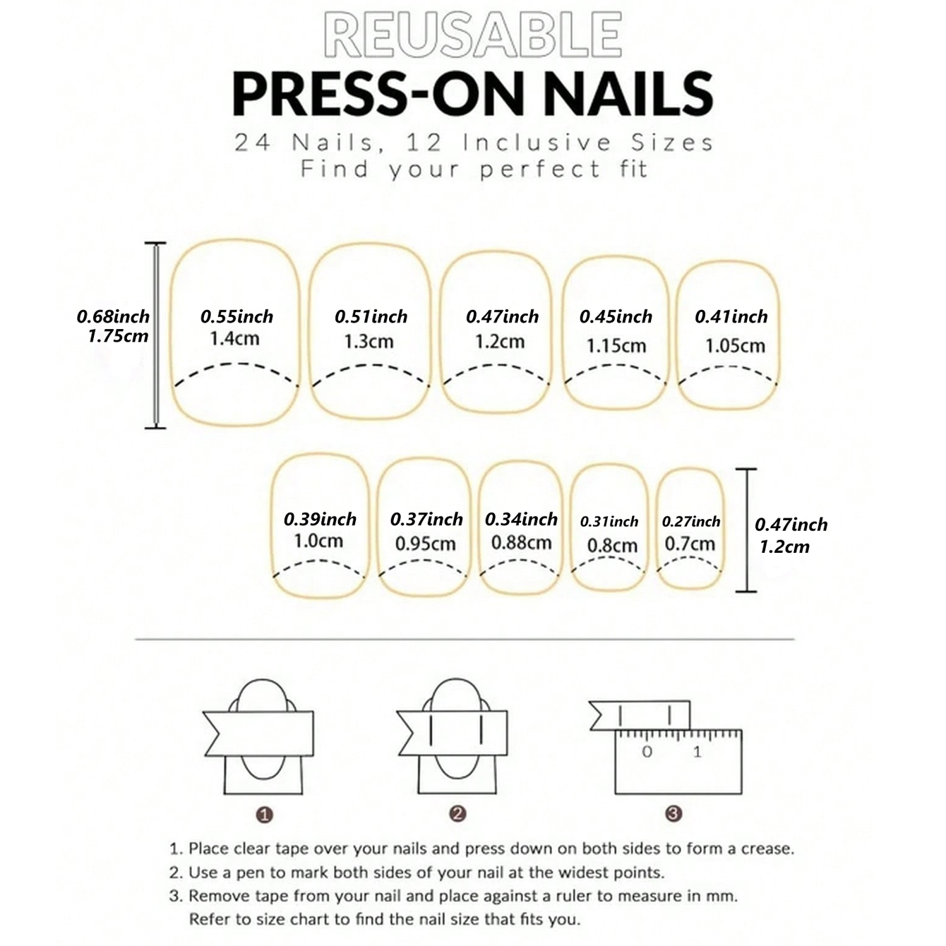 24 шт. короткие квадратные бел – обзор и цена Nail Art France