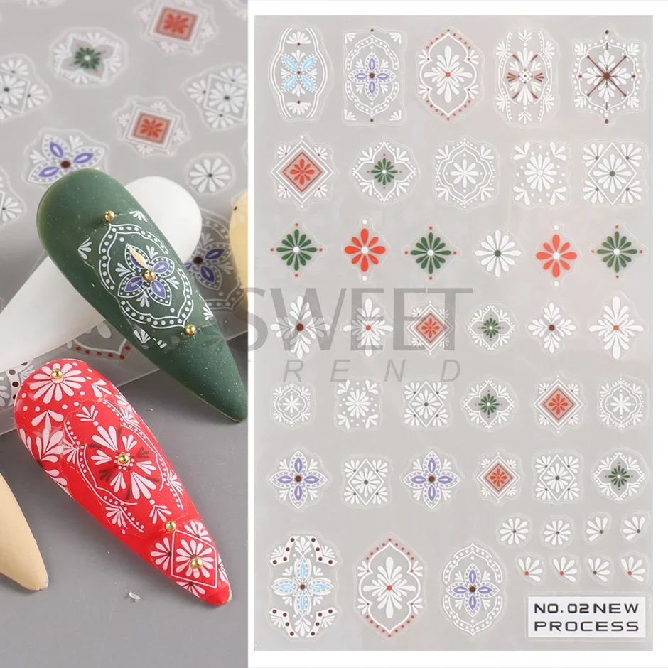 3D Богемная матовая Новая накл – обзор и цена Nail Art France