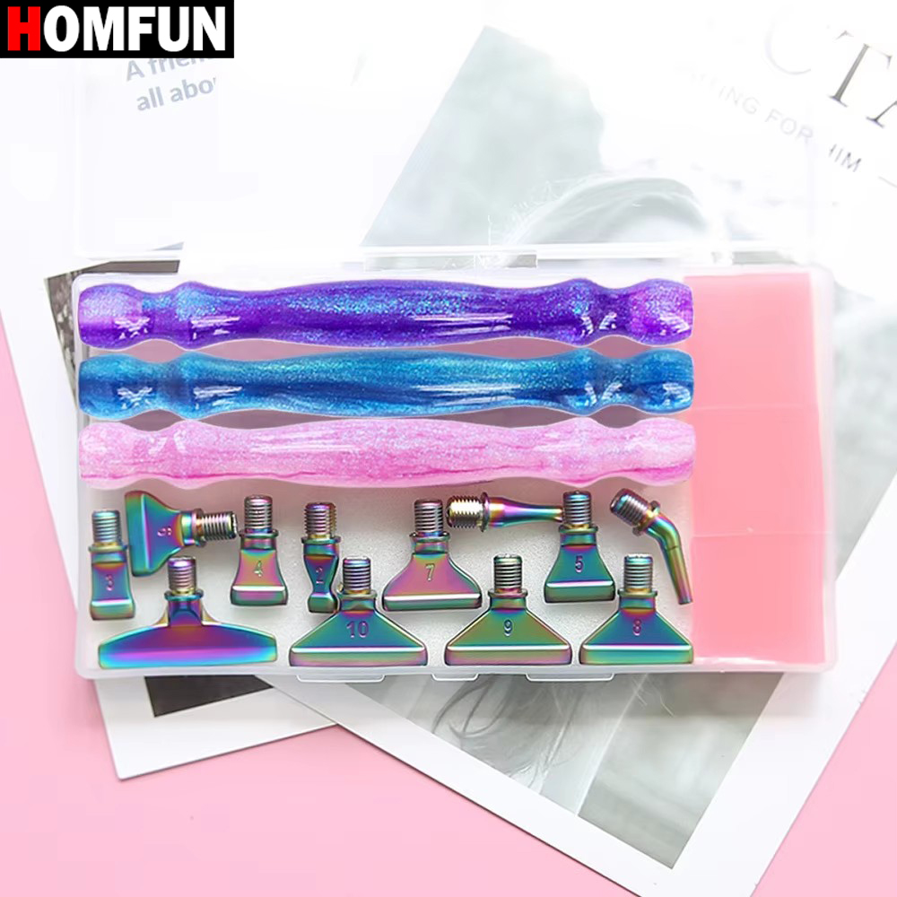 HOMFUN 5D Бриллиантовая фотогр – обзор и цена Nail Art Full Color