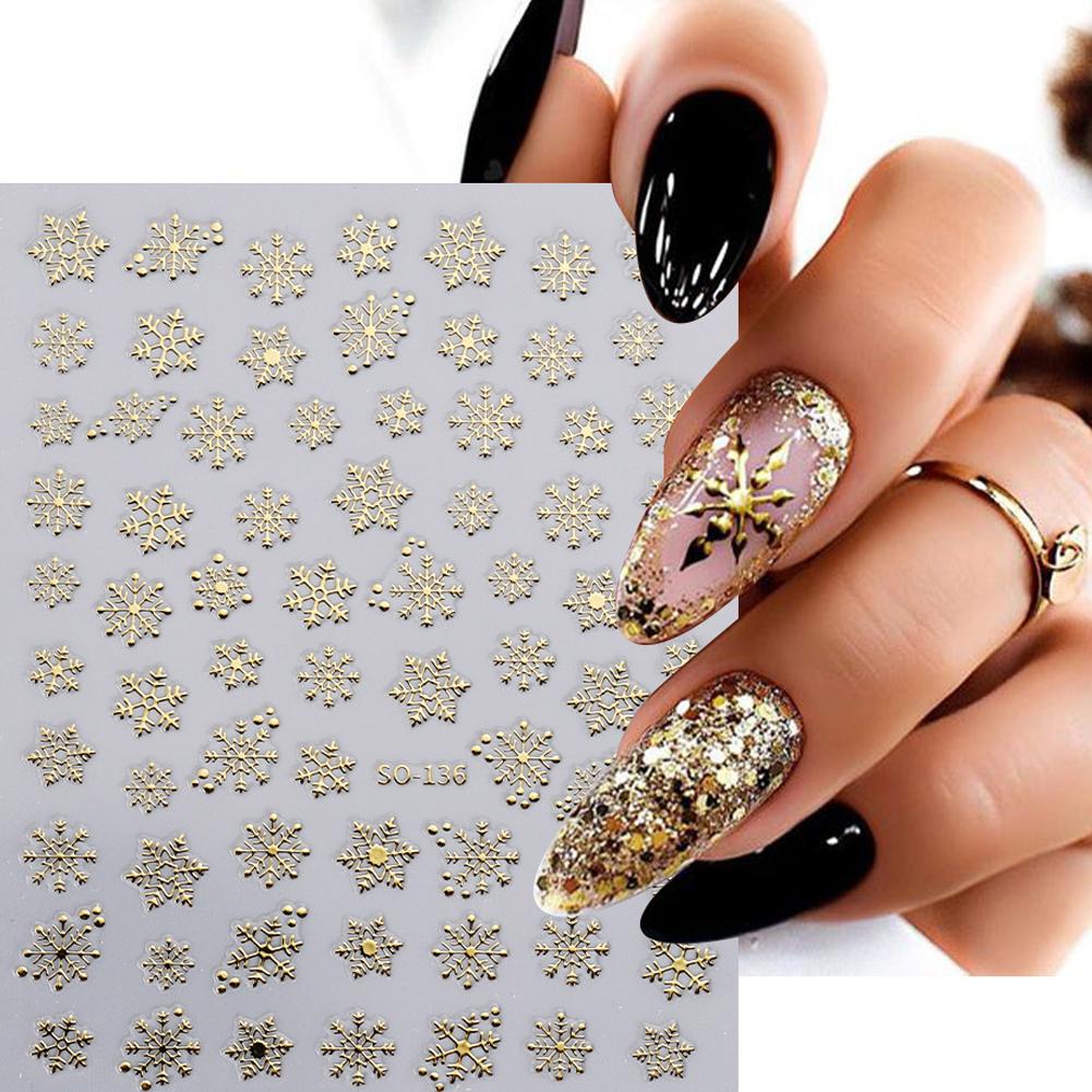 Рождественские наклейки для ди – обзор и цена Nail Art Xmas Tree