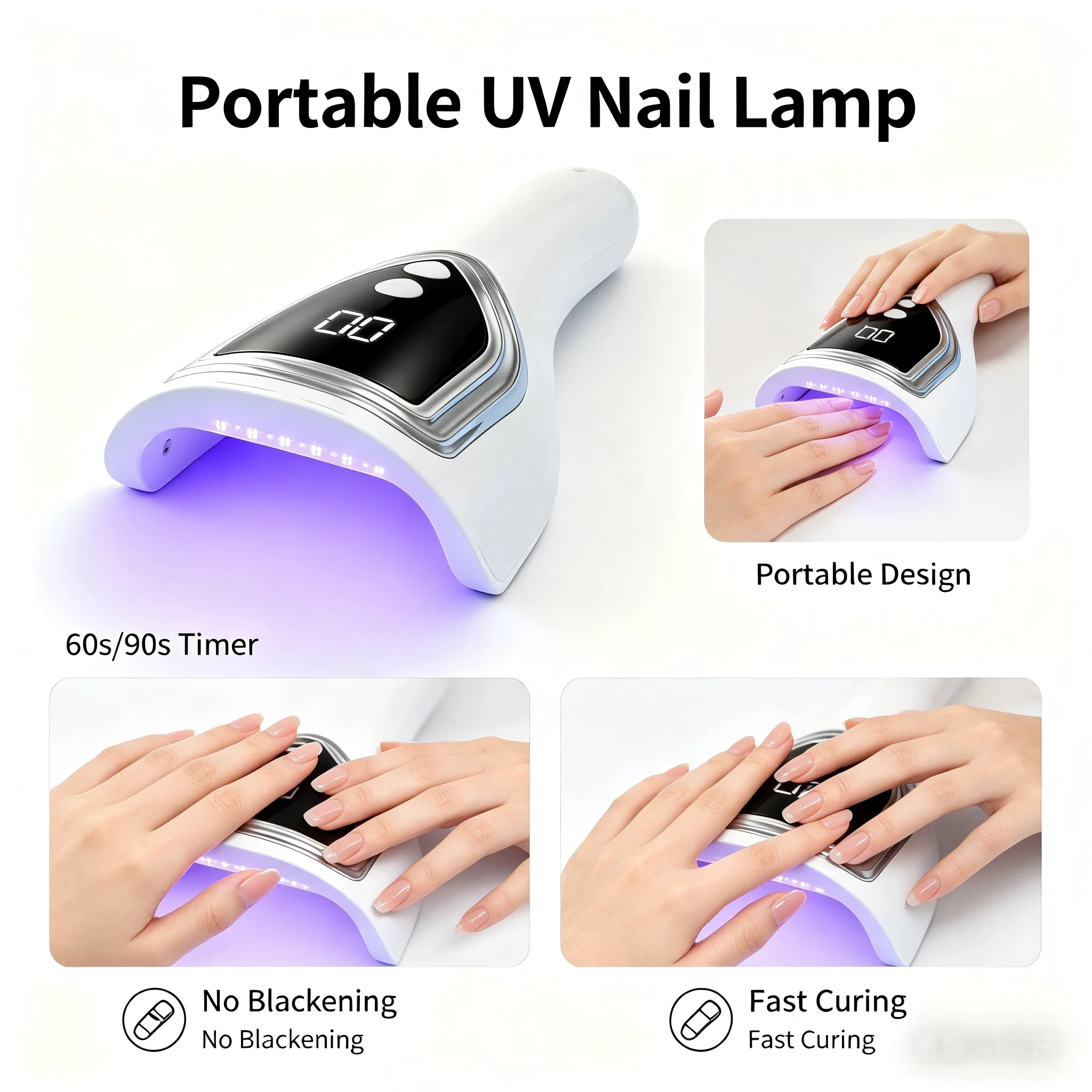 Портативная УФ-лампа для ногте – обзор и цена Uv Led Lamp Nail