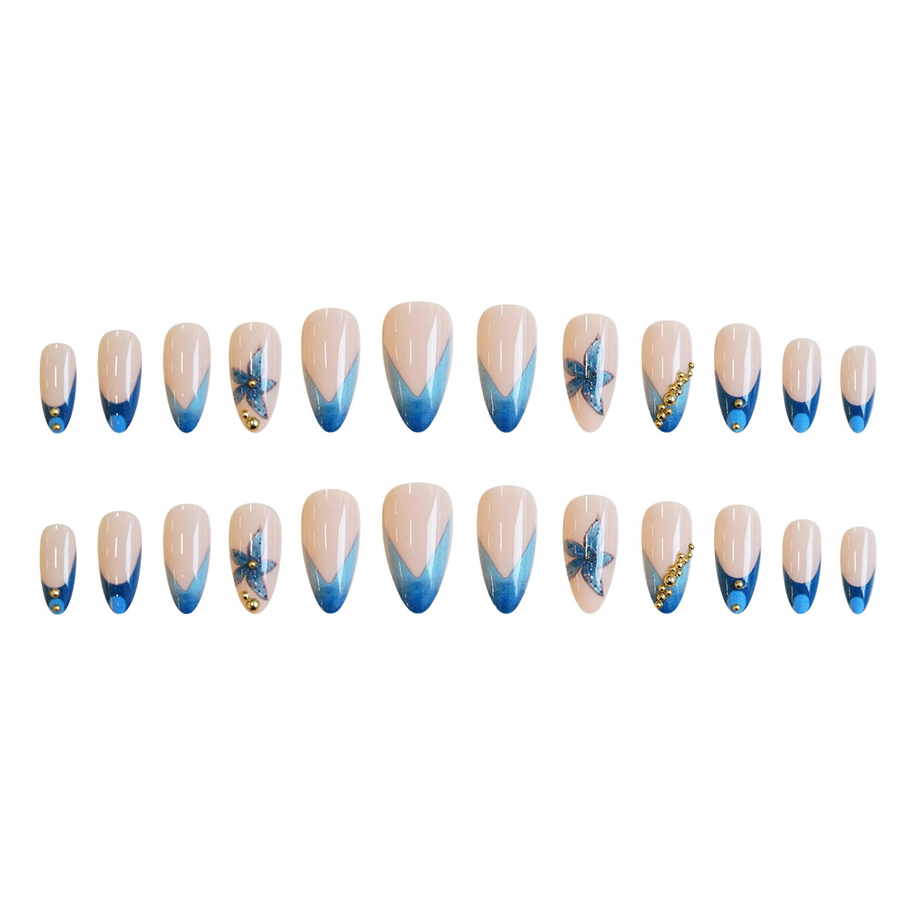 Накладные ногти цвета нюд с ро – обзор и цена Nail Art Flower