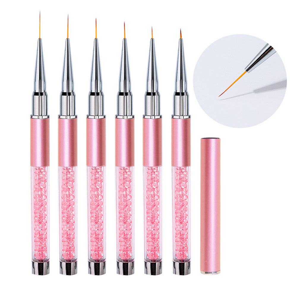 Набор из 6 акриловых кистей дл – обзор и цена Nail Fan Brush