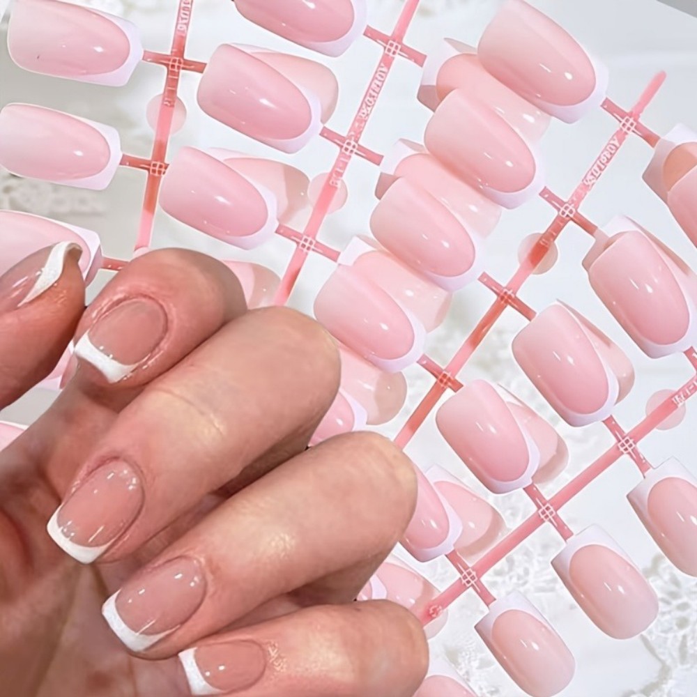120 шт. коротких квадратных на – обзор и цена Nail Art French Nails