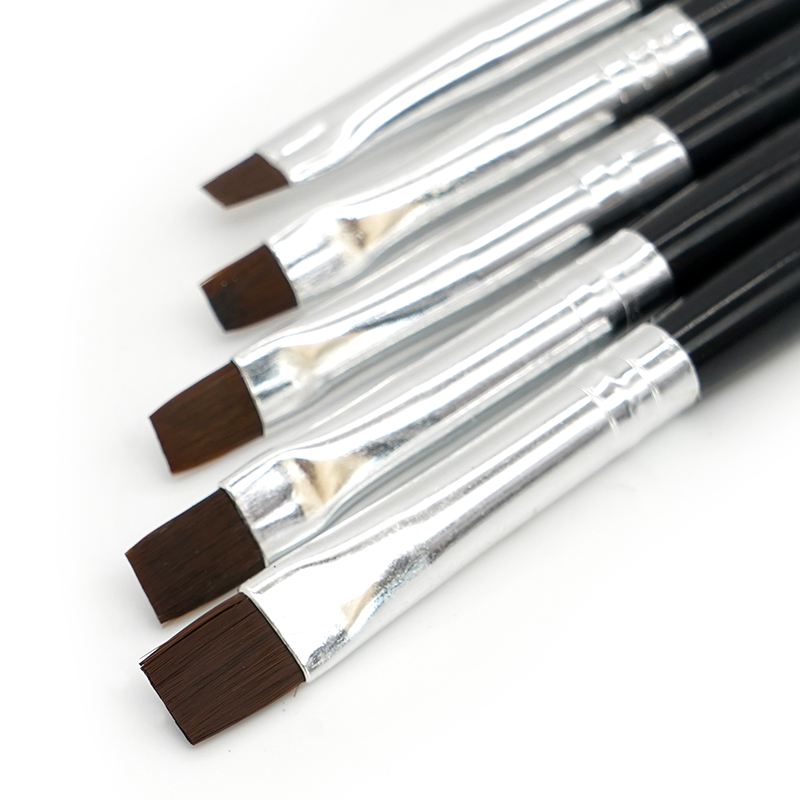 5 шт., ручка-кисть из смолы, ф – обзор и цена Nail Fan Brush