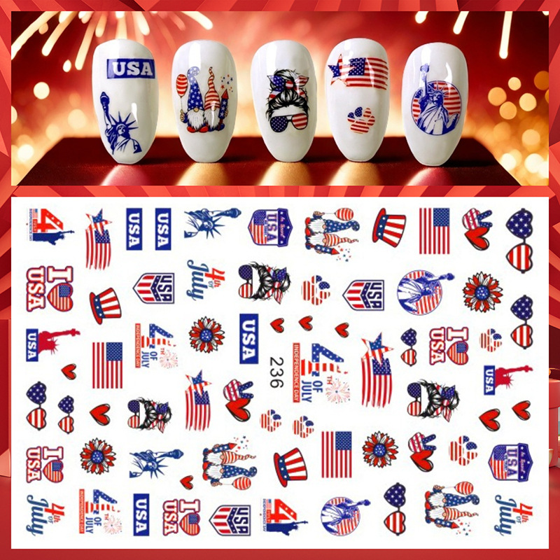 1 лист, наклейки для ногтей на – обзор и цена Nail Art France