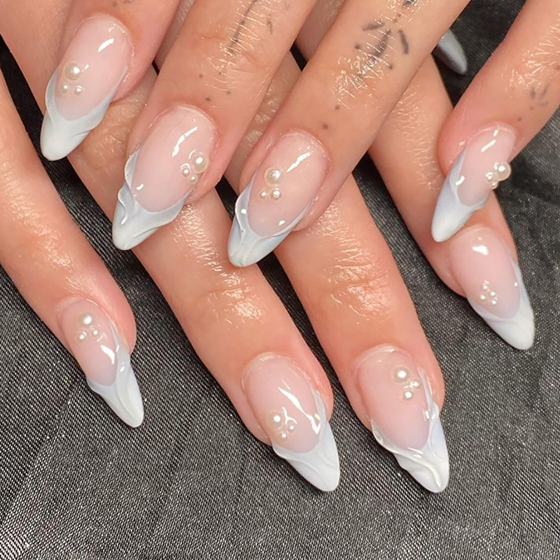 24 шт., простые зеленые францу – обзор и цена Nail Art Flower
