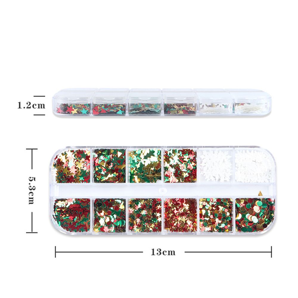 Хлопья для ногтей, металлическ – обзор и цена Nail Art Xmas Tree