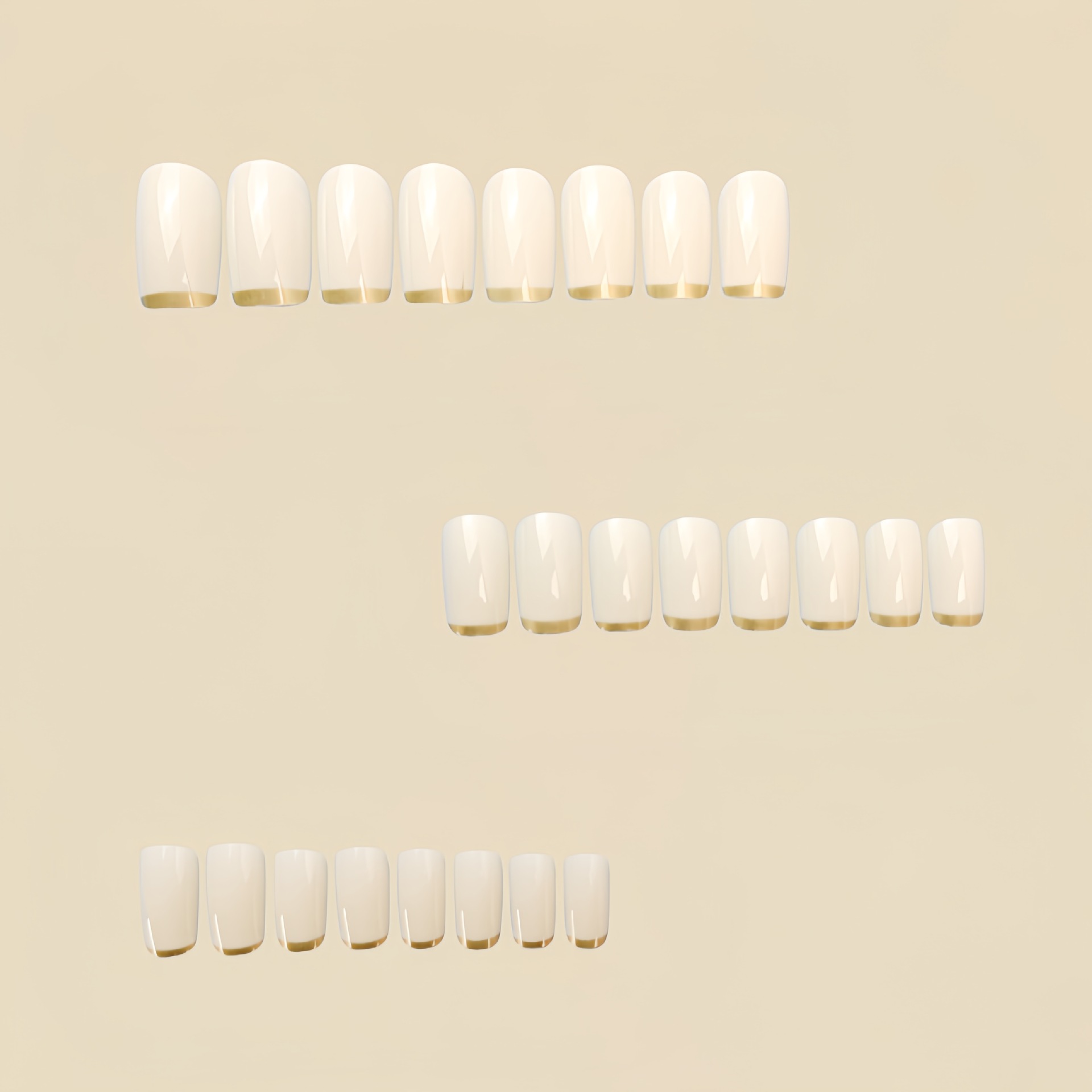 Средние накладные ногти для же – обзор и цена Nail Art French Nails