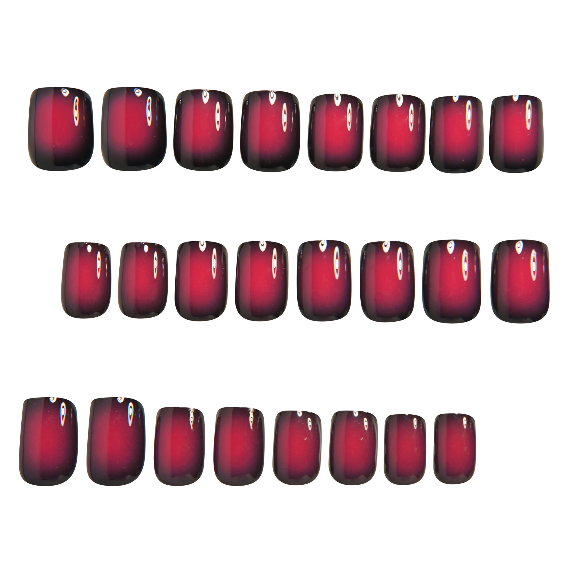 Короткие квадратные накладные  – обзор и цена Nail Art French Nails
