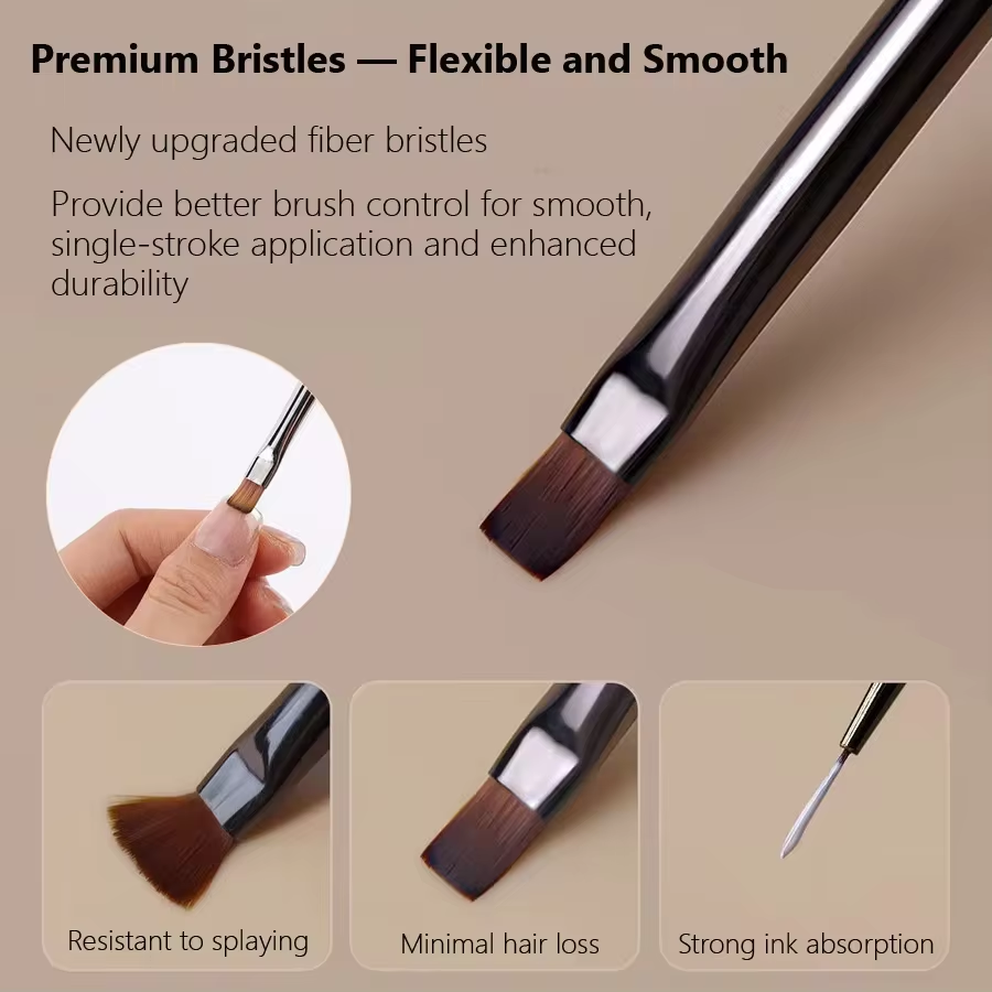 Набор из 9 кистей для УФ-геля: – обзор и цена Nail Fan Brush