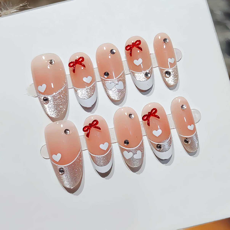 10 шт. французских накладных н – обзор и цена Nail Art French Nails