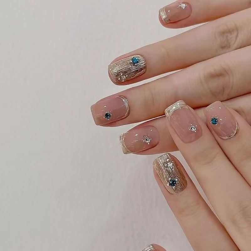 10 шт. короткие квадратные фра – обзор и цена Nail Art French Nails
