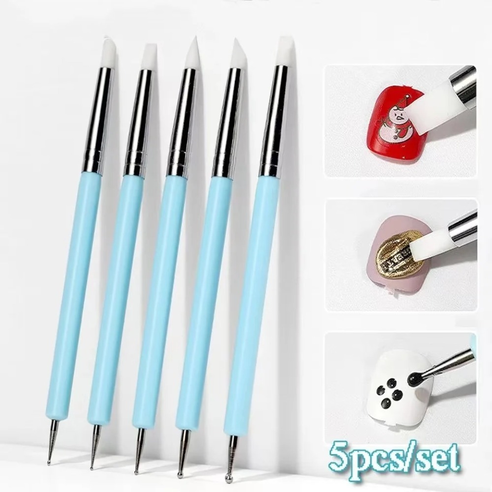 Набор из 5 силиконовых инструм – обзор и цена Nail Fan Brush