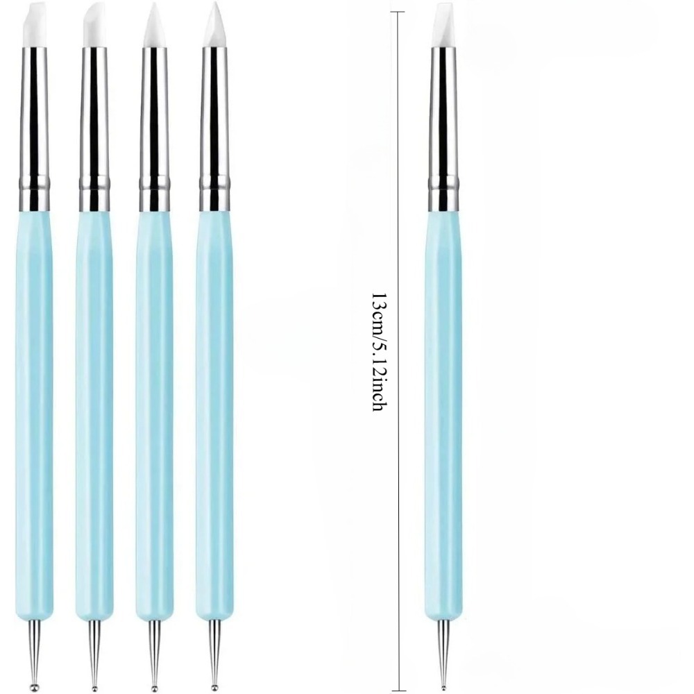 Набор из 5 силиконовых инструм – обзор и цена Nail Fan Brush