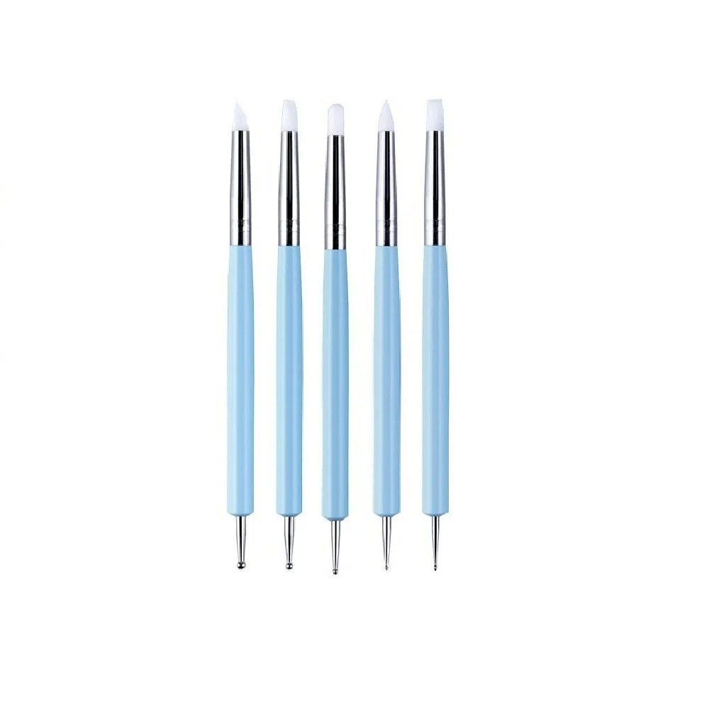 Набор из 5 силиконовых инструм – обзор и цена Nail Fan Brush