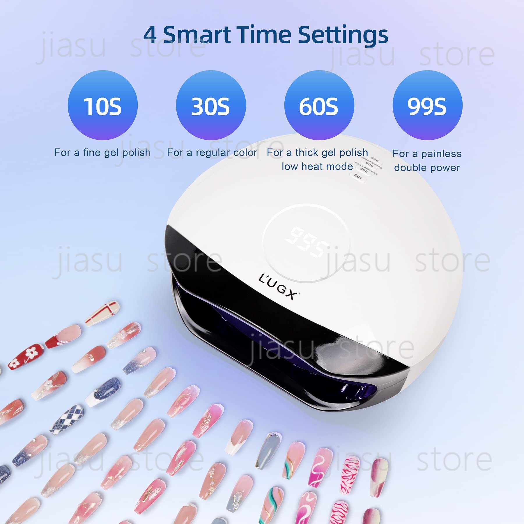 LUGX Горячая распродажа: 56W Б – обзор и цена Uv Led Lamp Nail