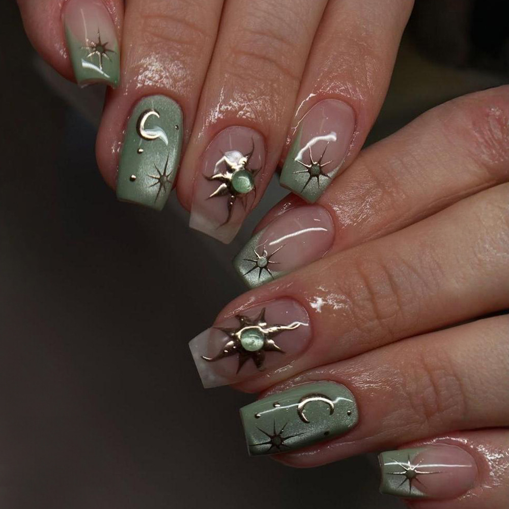 24 шт. готовые накладные ногти – обзор и цена Nail Art French Nails