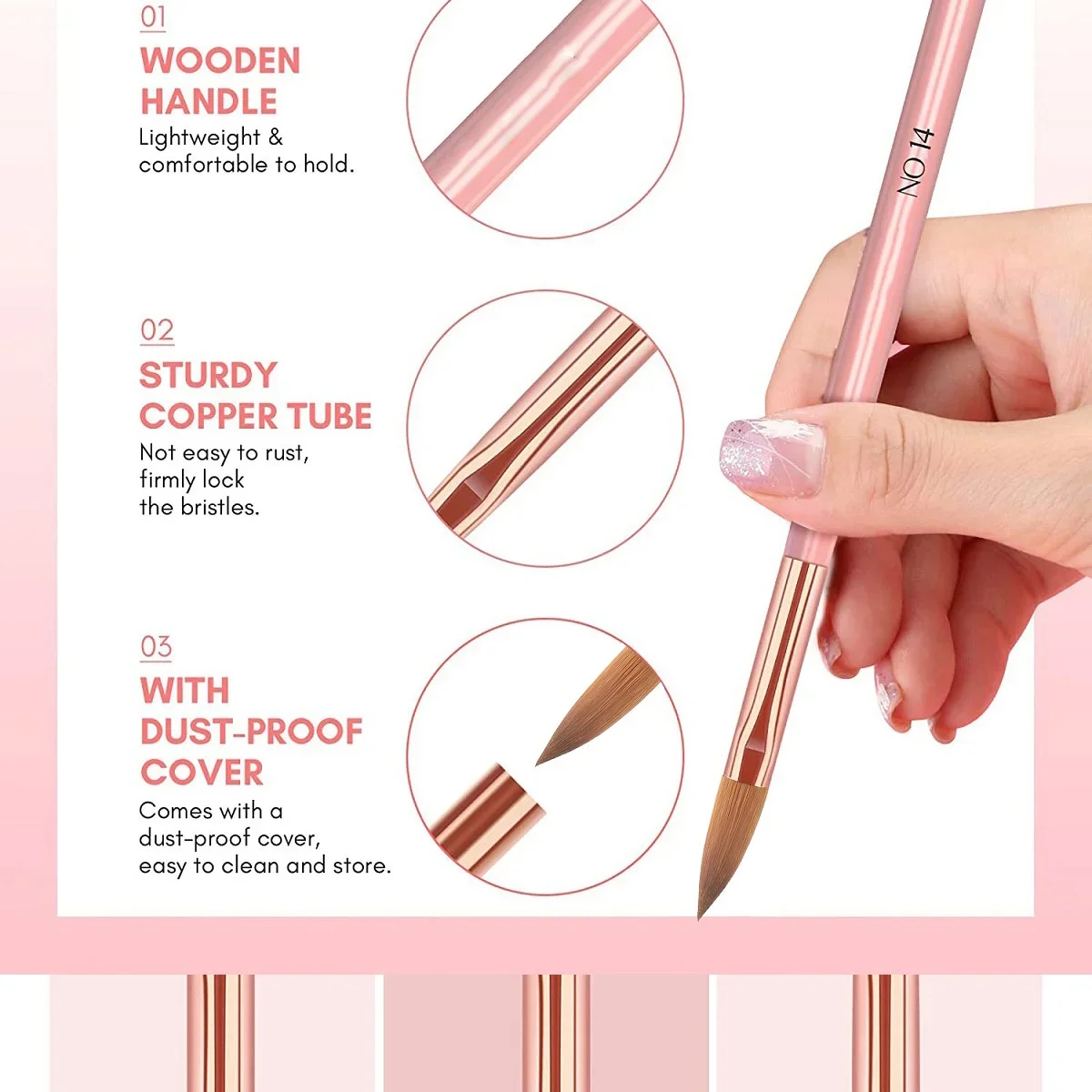 Ручка для дизайна ногтей Специ – обзор и цена Nail Fan Brush