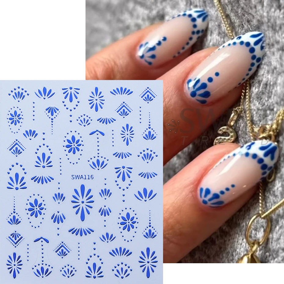 3 шт., наклейки для ногтей в б – обзор и цена Nail Art France