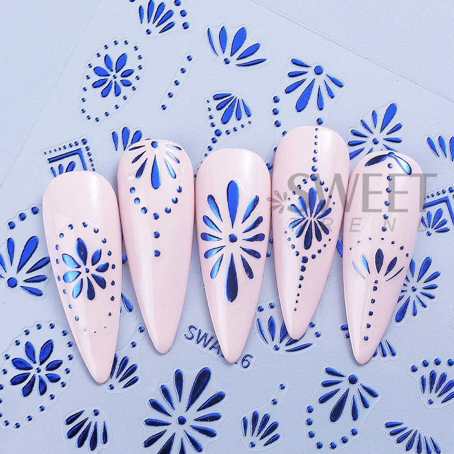 3 шт., наклейки для ногтей в б – обзор и цена Nail Art France