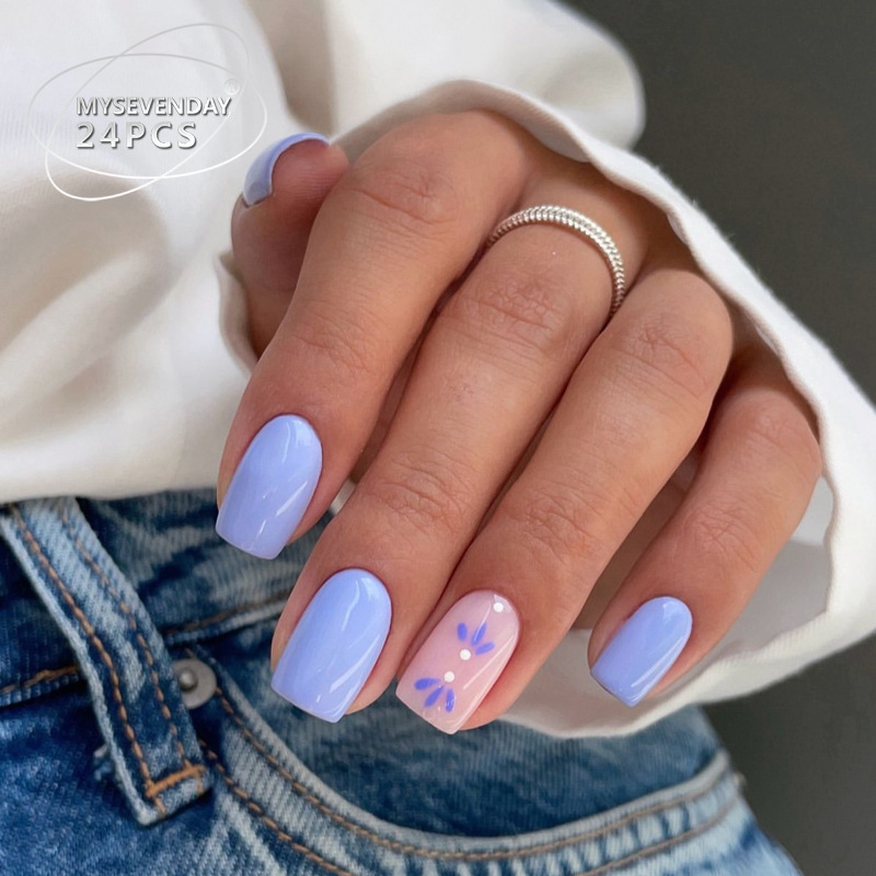 24 шт., носимые ногти во франц – обзор и цена Nail Art French Nails
