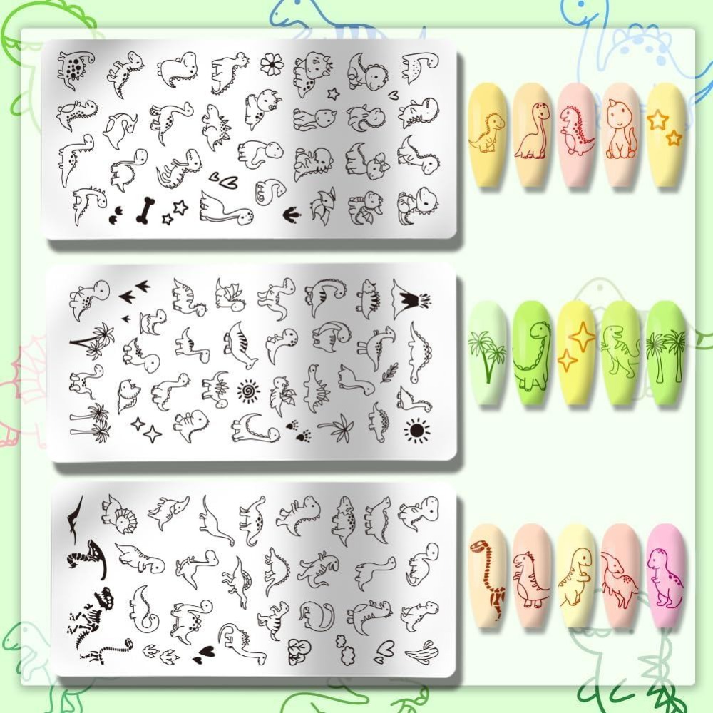 Набор из 3 трафаретов для стем – обзор и цена Nail Art Love