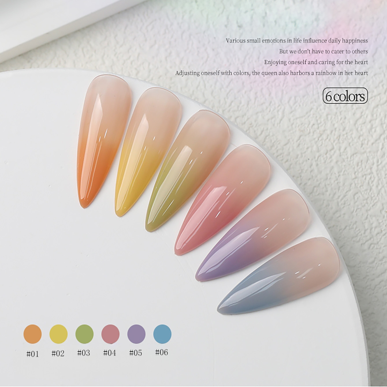 1-6 шт. Новые гель-лаки PSK Ma – обзор и цена Nail Art Ice Blue