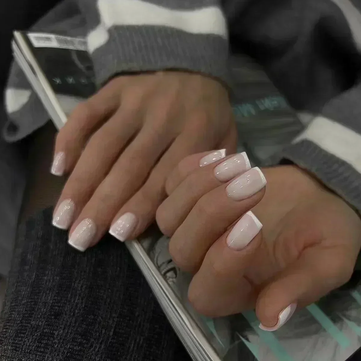 24 шт., простые балетные блест – обзор и цена Nail Art French Nails