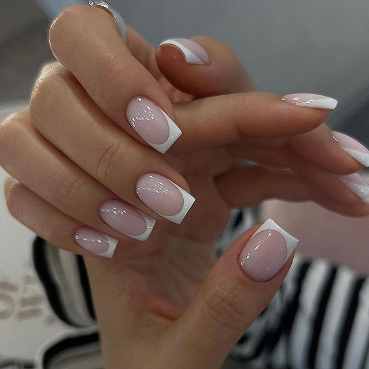 24 шт., простые балетные блест – обзор и цена Nail Art French Nails